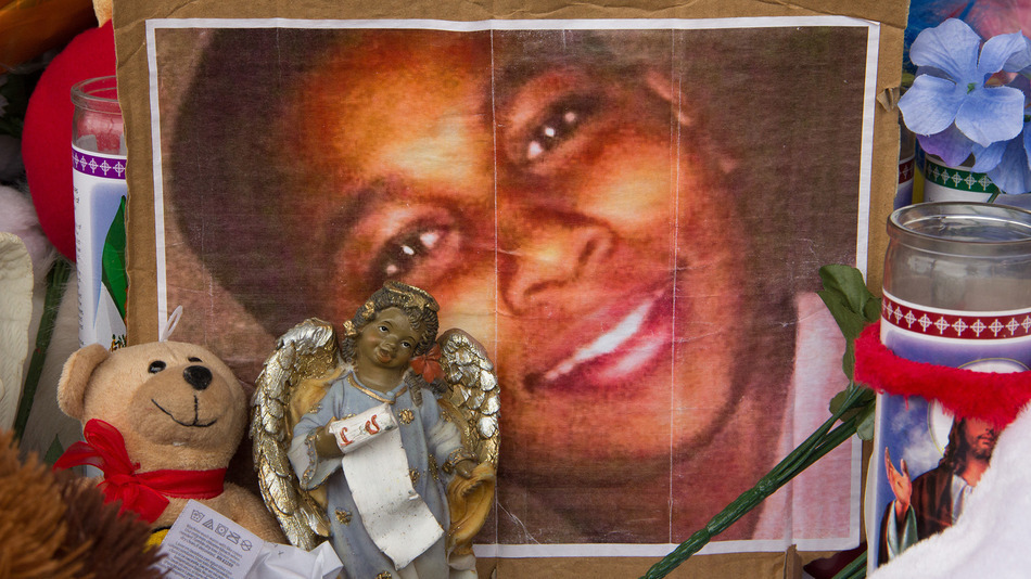 Memorial for Tamir Rice, 12-year-old shot dead by Police in Cleveland